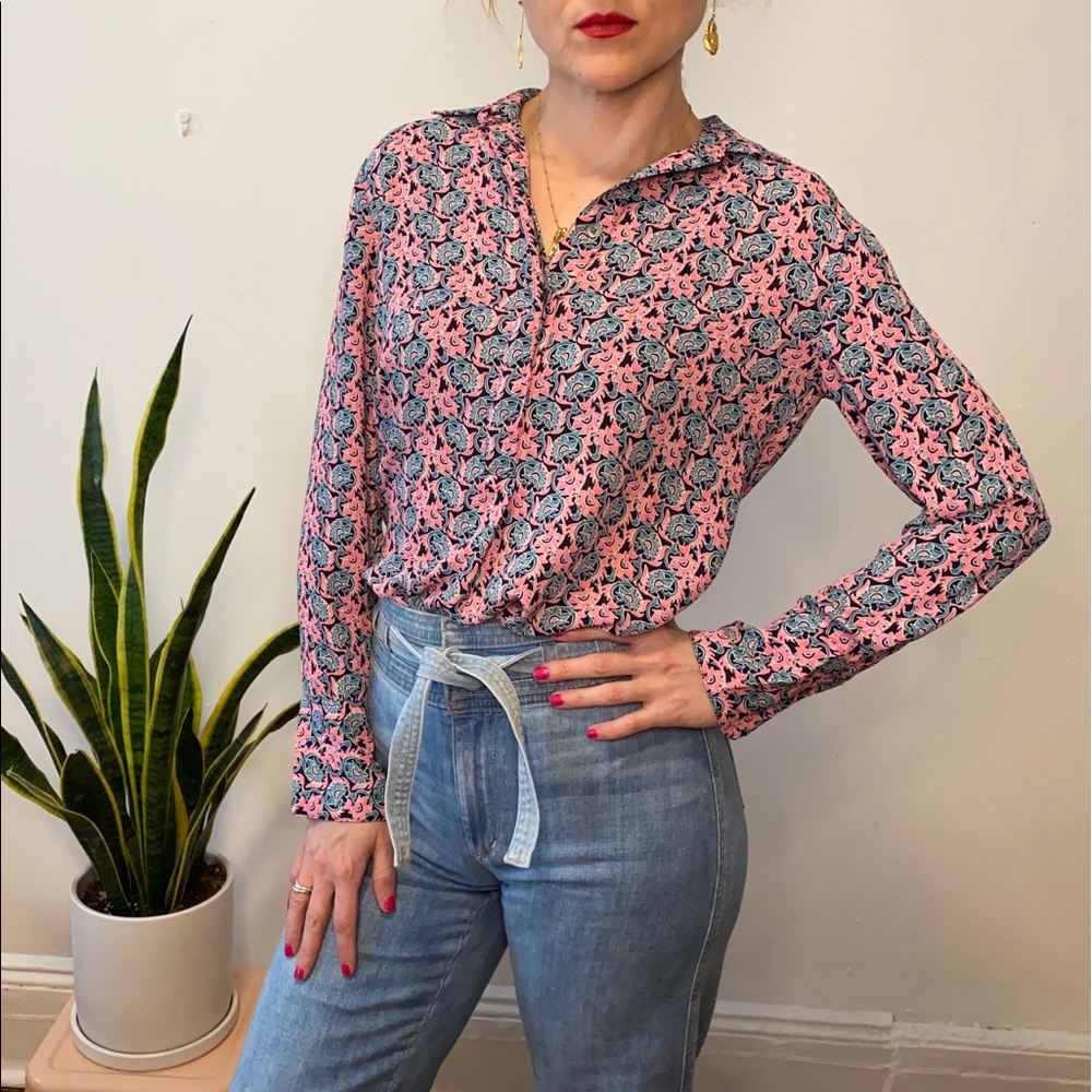 Banana Republic popover shirt, size petite xxs